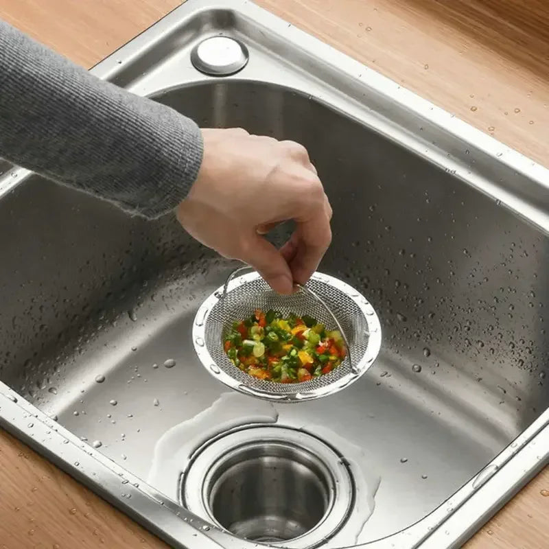 1Pc Stainless Steel Kitchen Sink Filter, Garbage Food Residue/Hair Catcher, Keep Your Bathtub - image 3