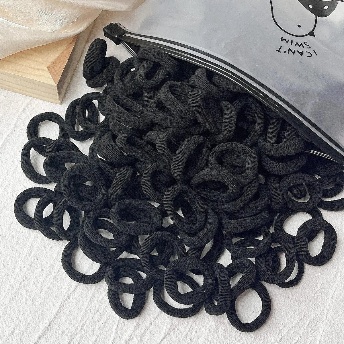 20/50pcs Kids Elastic Hair Bands Girls Sweets Scrunchie Rubber Band for Children Hair Ties Clips Headband Baby Hair Accessor…