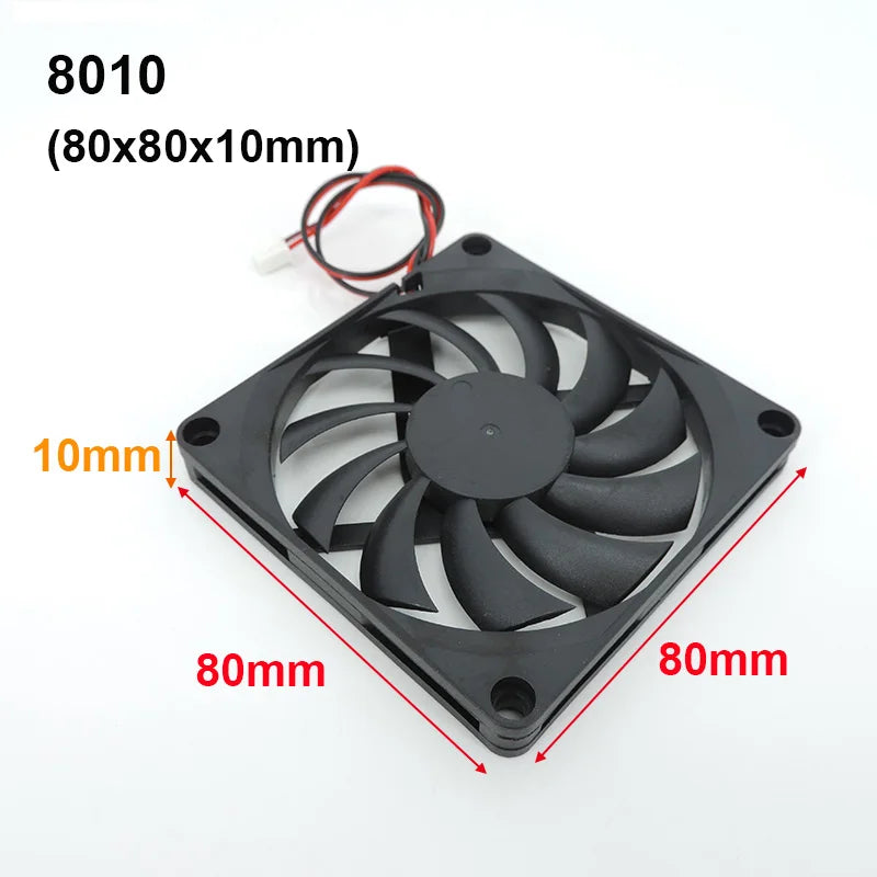 4010 12025 8010 30mm DC 5V 12V 24V Cooling Fan Brushless Motor Case Quiet 40MM 50MM 60MM 70MM 80MM 90MM 120MM for 3D Print 2…