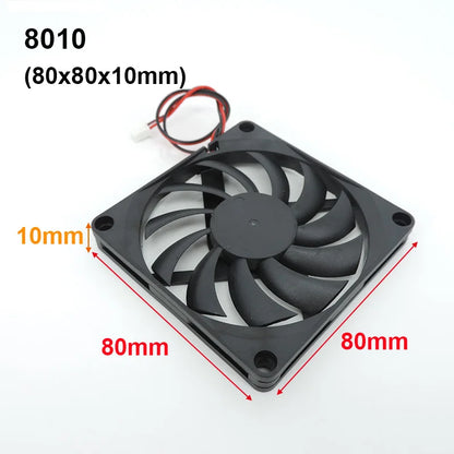 4010 12025 8010 30mm DC 5V 12V 24V Cooling Fan Brushless Motor Case Quiet 40MM 50MM 60MM 70MM 80MM 90MM 120MM for 3D Print 2…