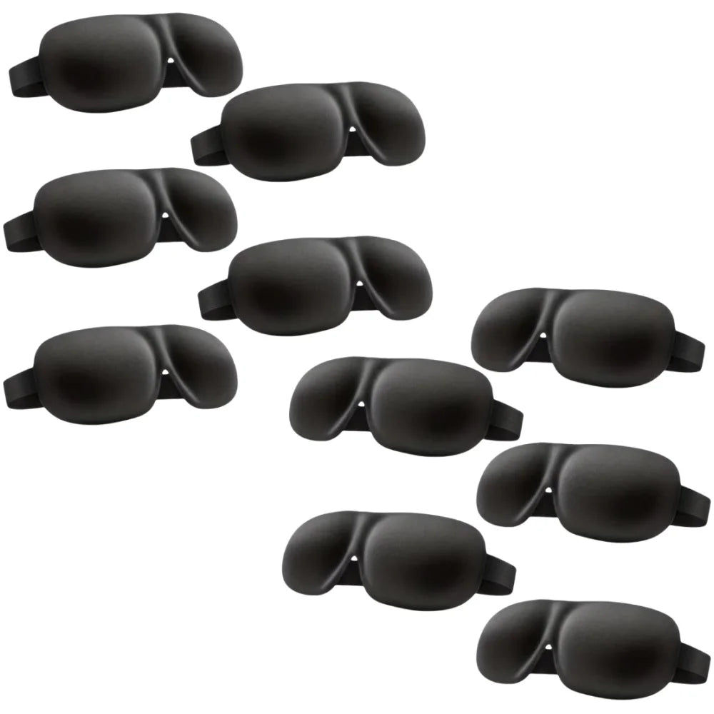 3D Contoured Sleep Mask 100% Light Blocking Eye Mask Ultra-Soft Skin-Friendly Material Breathable Eye Cover For Rest Travel…