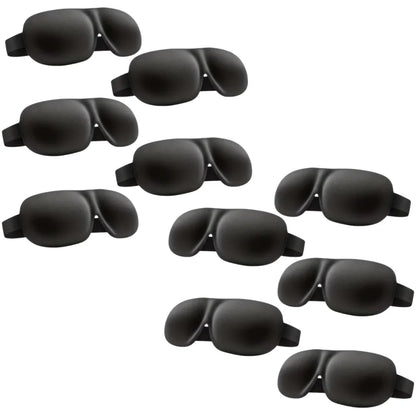 3D Contoured Sleep Mask 100% Light Blocking Eye Mask Ultra-Soft Skin-Friendly Material Breathable Eye Cover For Rest Travel…