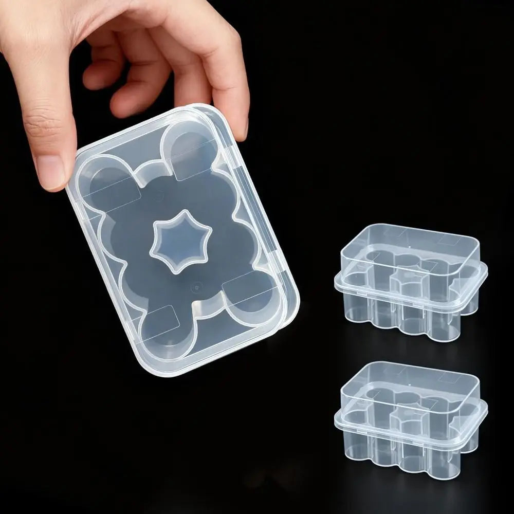 New 3/5/7/10mL 2/10/24-Slot Vial Storage Case Stackable Plastic Microtube Storage Box Clear Freezer Tube Box Diabetic Suppli…
