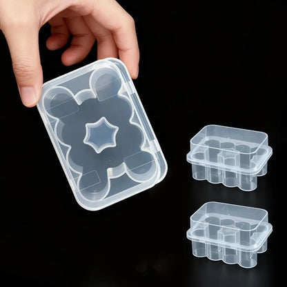 New 3/5/7/10mL 2/10/24-Slot Vial Storage Case Stackable Plastic Microtube Storage Box Clear Freezer Tube Box Diabetic Suppli…