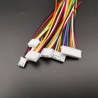 5Sets JST XH2.54 XH 2.54mm Wire Cable Connector 2/3/4/5/6/7/8 Pin Male and Female Plug Socket 10cm 20cm Wire Length 26AWG -…