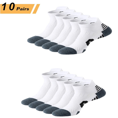 3Pair Professional Fitness Sports Socks Towel Bottom Non-Slip Running Socks Men Women Short Quick-Drying Basketball Training…