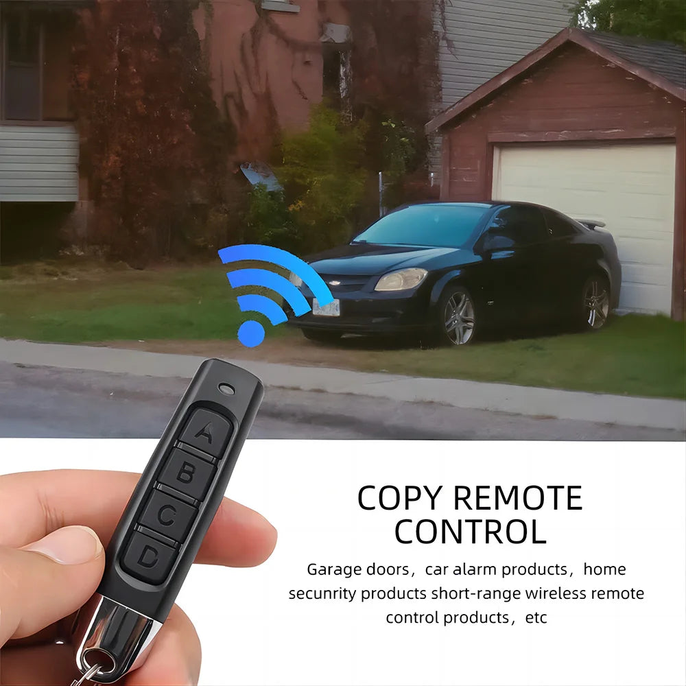 433MHz Auto Copy Remote Control Electric Garage Door Opener Remote Controller Duplicator Clone Cloning Code Transmitter - im…