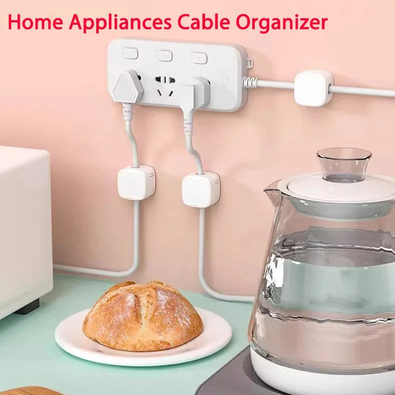 Magnetic Cable Clip Cable Holder Adhesive Wire Keeper Cord Cable Organizer for Home Office Under Desk Management - image 5