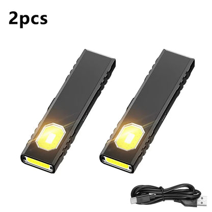 Security Flashing Work Light Warning Light Strong Light Mini Portable Outdoor Maintenance Emergency EDC Flashlight Knife Cap…