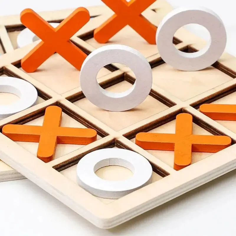 Montessori Play Game Wooden Toy Mini Chess Interaction Puzzle Training Brain Learing Early Educational Toys For Children Kid…