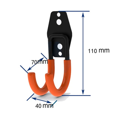 Heavy Duty Metal Hook Garage Organizer Wall Mount Bicycle Hanger Hooks Wall Mount Anti-slip Storage Hook For Ladders Garden…