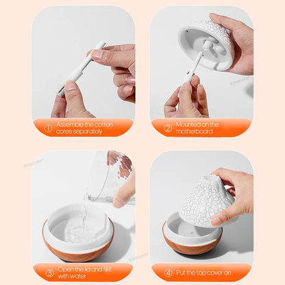 Volcano Air Humidifier 300ml Desktop USB Water Mist Diffuser Purifier Air Freshener Nebulizer with Colorful Ambient Night Li…