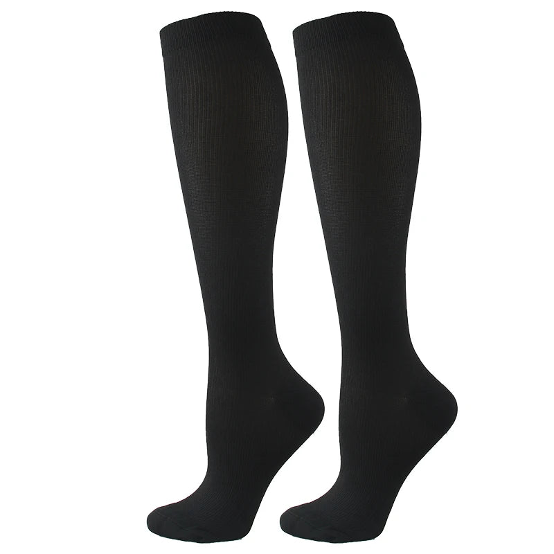 Varicose Veins Compression Socks Fit For Golf Rugby Running Hiking Sports For Anti Fatigue Driving Travel Flight Women Men S…