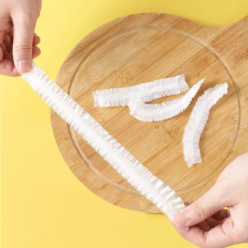 Disposable Food Cover Saran Wrap Bowel Cover Food Grade Fresh-keeping Plastic Bag Kitchen Storage Accessories - image 5