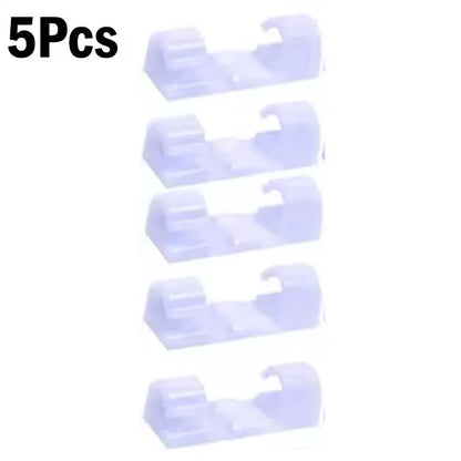 Cable Clips Organizer Drop Wire Holder Cord Management Self-Adhesive Cable Manager Fixed Clamp Wire Winder For Home Office C…