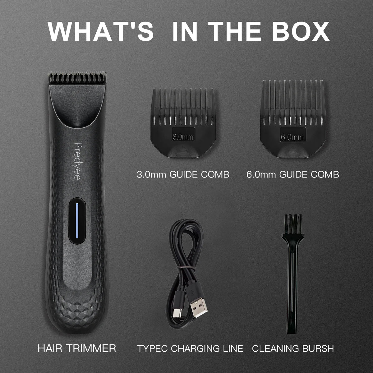 Electric Groin Hair Trimmer for Men,Body Groomer & Pubic Waterproof Hair Trimmer,Replaceable Ceramic Blade - image 4