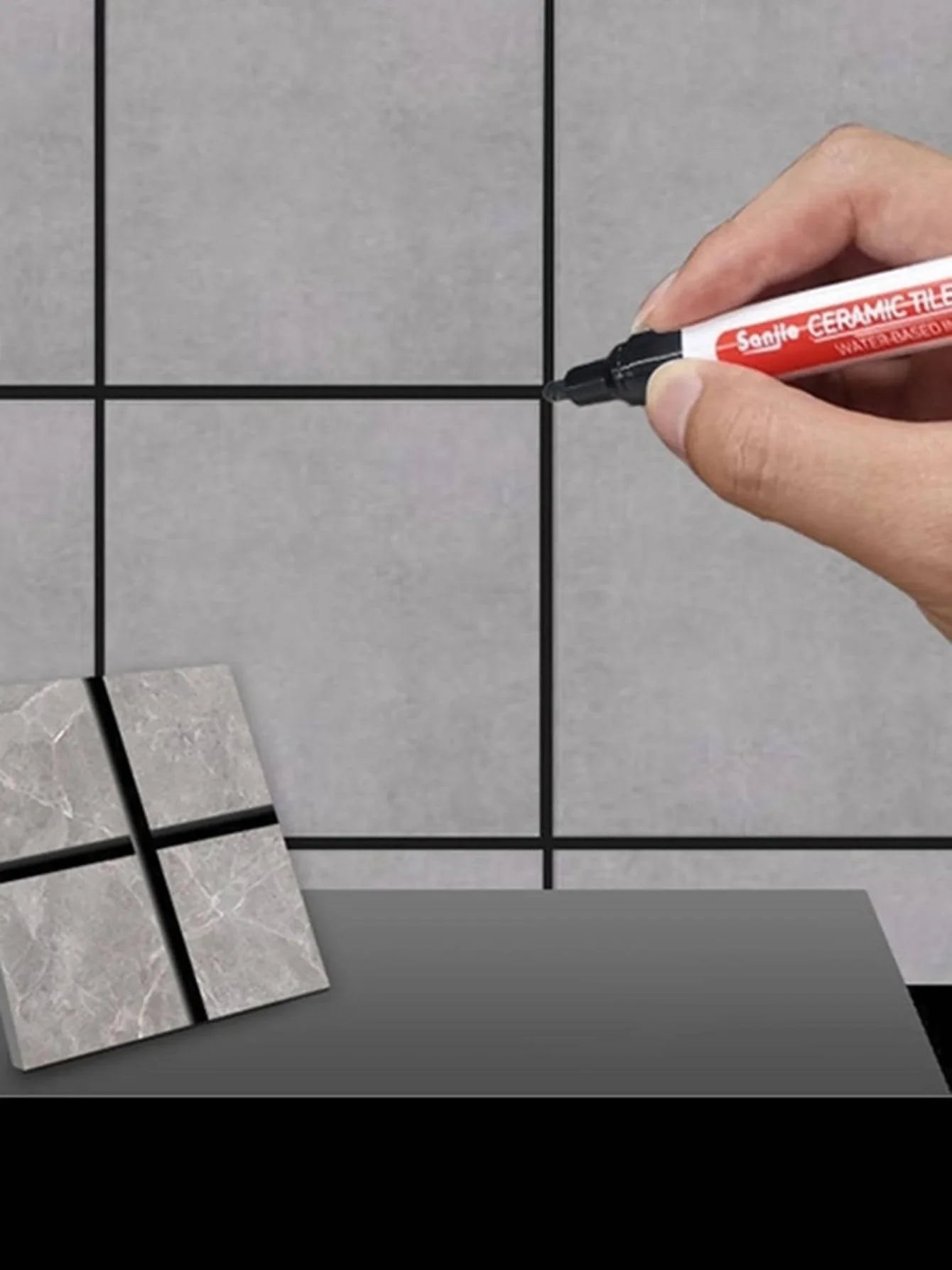 1/5/10/30PC Ceramic tile bathroom wall floor tile gap color repair anti-mildew waterproof whiteboard color repair pen - imag…