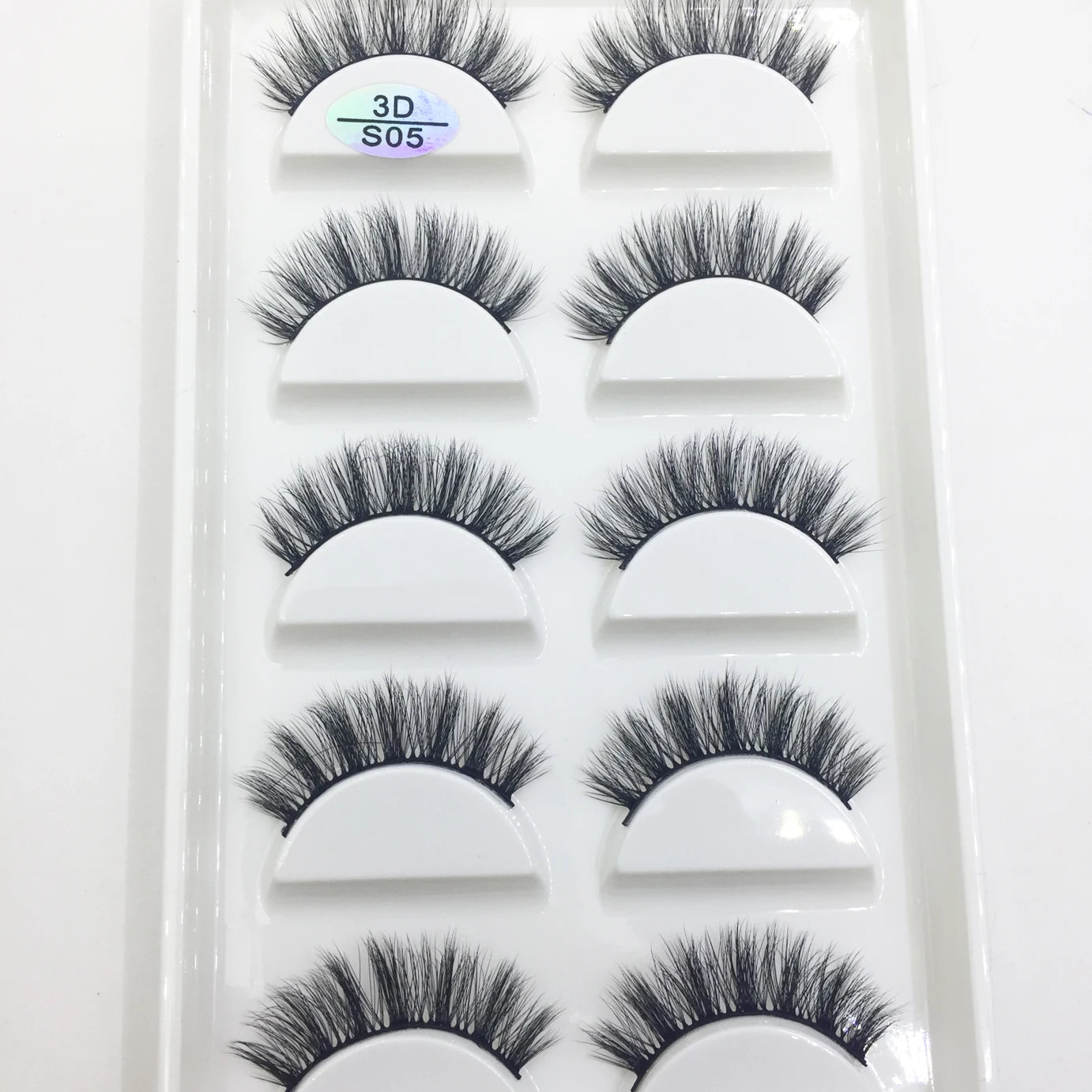 Natural 3D Mink False Eyelashes, Soft Wispy, Fluffy Eye Faux Lashes, Make Up Eyelash, Beauty Cat Cilios, 5 Pairs, 15 Styles…
