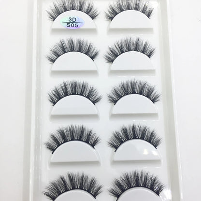 Natural 3D Mink False Eyelashes, Soft Wispy, Fluffy Eye Faux Lashes, Make Up Eyelash, Beauty Cat Cilios, 5 Pairs, 15 Styles…