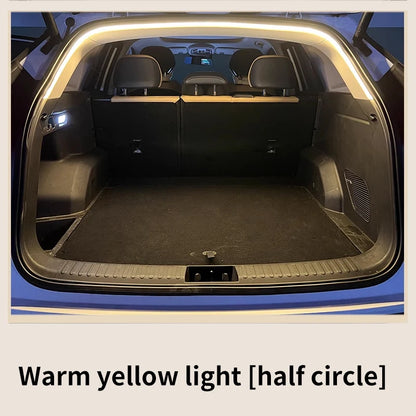 Car high brightness trunk lighting ambient light interior decoration LED wiring free automatic sensing tailgate light strip…