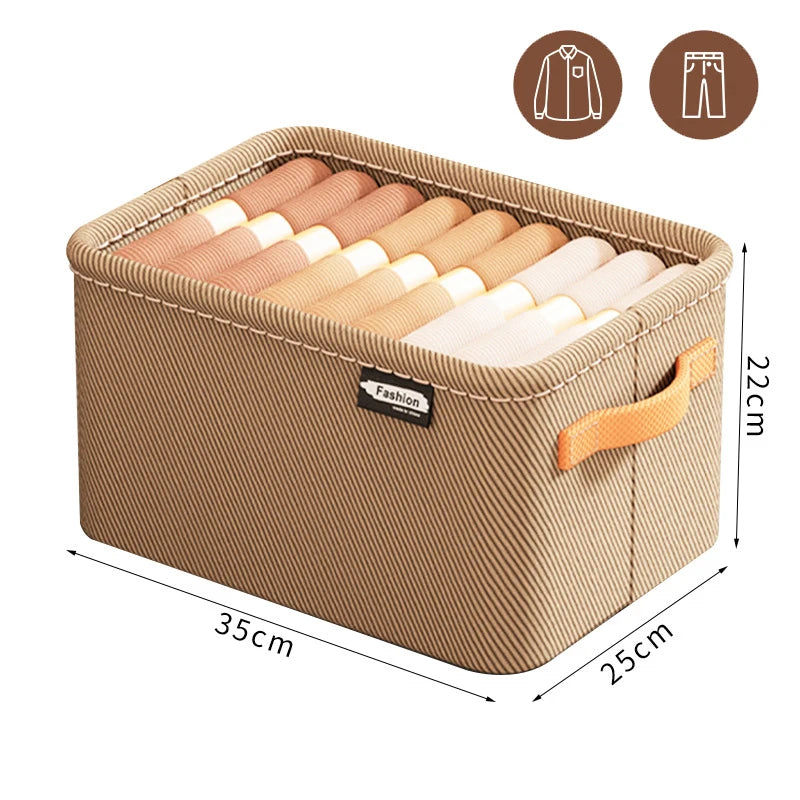 Thicken Clothes Organizer Pants Sweater Storage Cabinets Drawers Organizer Jeans Storage Box Wardrobe Clothes Storage Organi…
