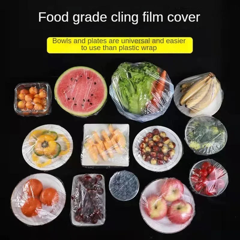 Reusable Disposable Food Cover Plastic Wrap Durable Elastic Food Lids for Bowls Elastic Plate Covers For Kitchen Food Saver…