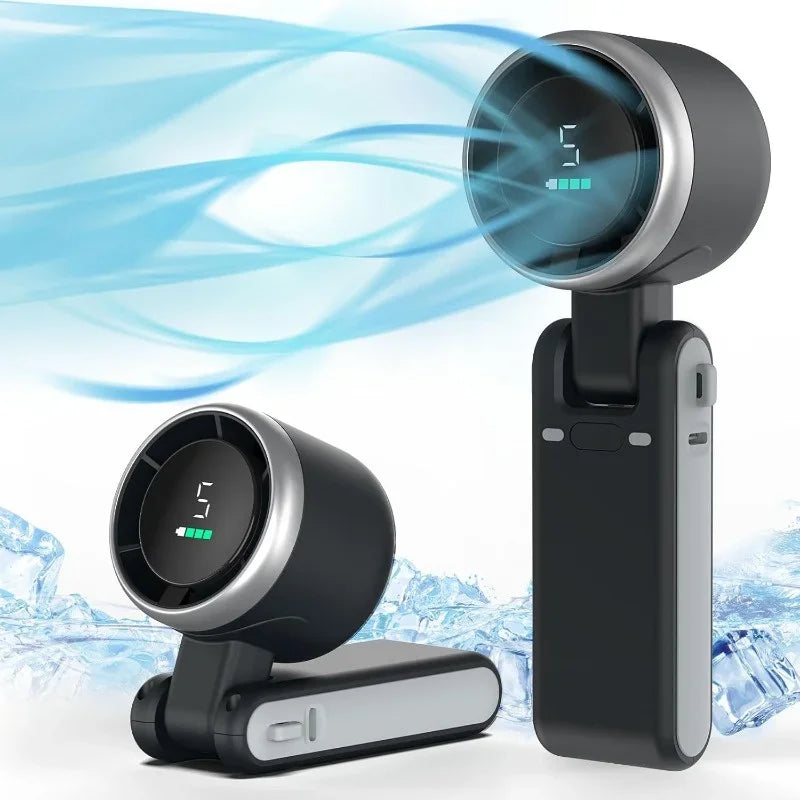 3-in-1 Fan, 5-speed, 3600mAh Rechargeable Lithium Battery, USB Charging, Travel Mini Fan - image 2