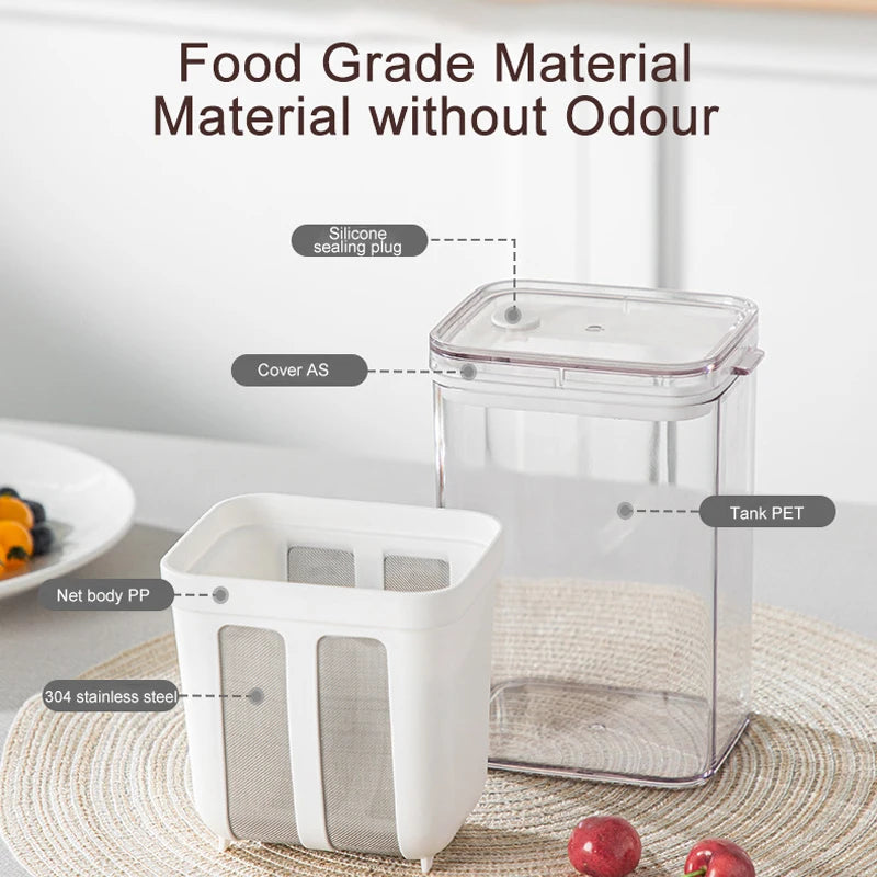 Yogurt Filter Food Strainer Greek Yogurt Machine Filter Screen Cold Extraction Whey Separation Tools Cheese Moisture Seperat…