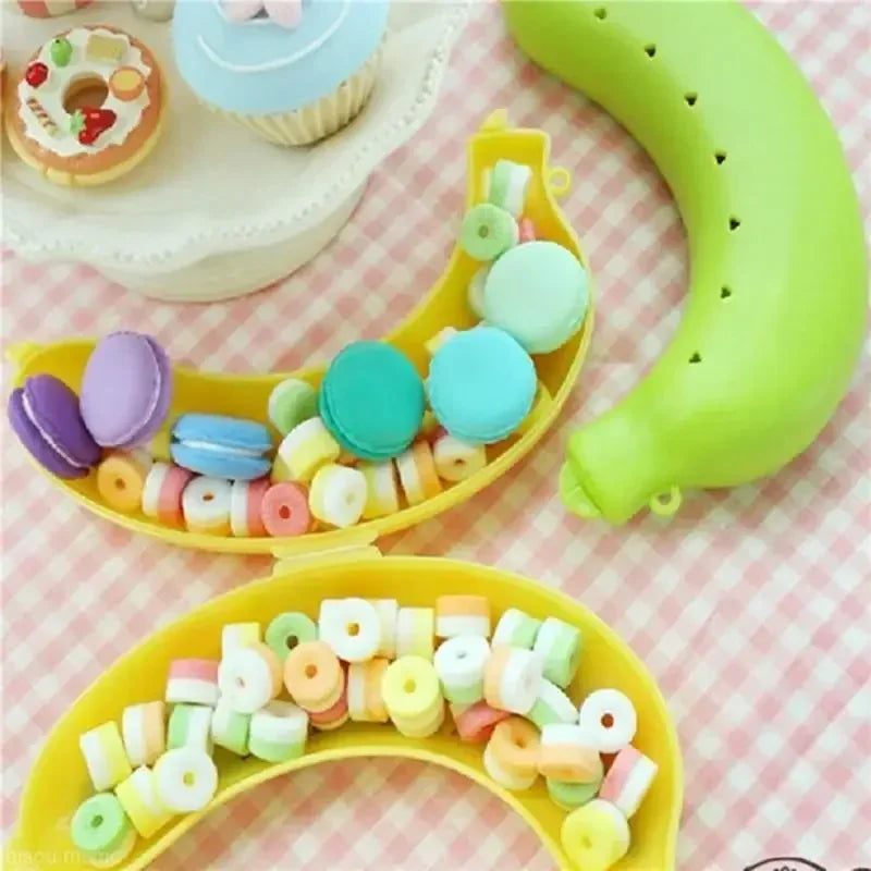 1PC Banana Trip Outdoor Travel Storage Box Cute Banana Case Protector Container Trip Outdoor Lunch Fruit Storage Box Holder…
