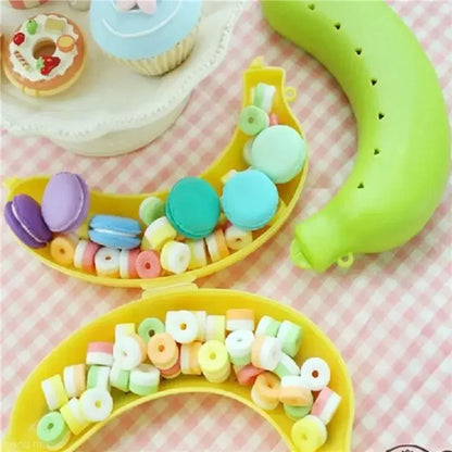 1PC Banana Trip Outdoor Travel Storage Box Cute Banana Case Protector Container Trip Outdoor Lunch Fruit Storage Box Holder…