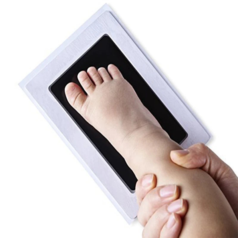 Newborn Baby DIY Hand And Footprint Kit Ink Pads Photo Frame Handprint Toddlers Souvenir Accessories Safe Clean Baby Shower…