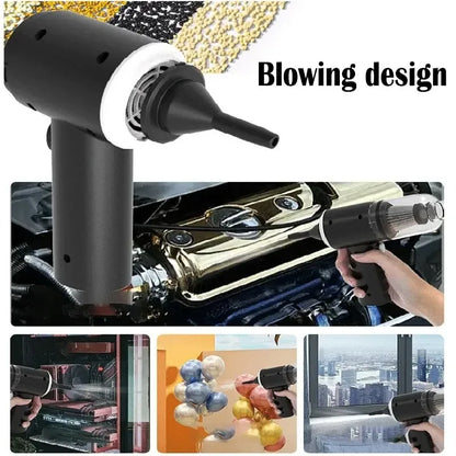 9000Pa Wireless Car Vacuum Cleaner USB Charging 1200mAh Portable Cleaning Appliance Mini Wet and Dry Vacuum Cleaner Househol…