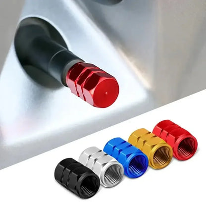 Tire Valve Stem Caps Decorative Tires Accessories Aluminum Alloy Nipple Wheel Caps For Cars Motorcycles Bicycle Cover Dustpr…
