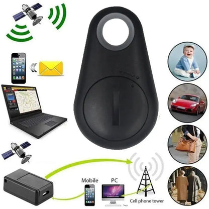 1-5pcs Wireless Mini GPS Tracker Anti-lost Alarm Key Child Bag Wallet Finder Bluetooth APP Locator Smart Tag For Ios And And…