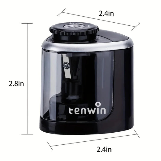 Electric Sharpener Assembly Desktop Automatic Pencil Sharpener Suitable To Pencils (6-8mm) for Students School Office Statio…