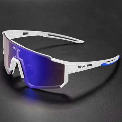 SCVCN New Outdoor Cycling Sunglasses Men Road Driving Bike Glasses Sports Mountain Climbing Women Bicycle Cycling UV400 Gogg…