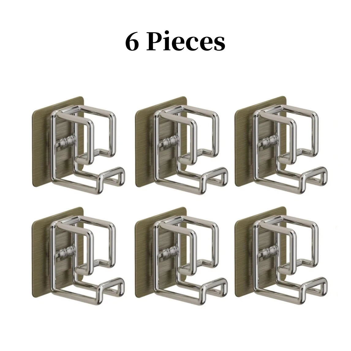 1/2/4/6Pcs Stainless Steel Washbasin Hook Multifunction Punch-free Kitchen Bathroom Rack Basin Storage Rack Towel Hanging Ho…