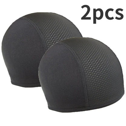 1/2pcs Motorcycle Helmet Inner Cap Hat Quick Dry Breathable Hat Racing Cap Under Helmet Beanie Cap Motocross Motor Helmet Ha…