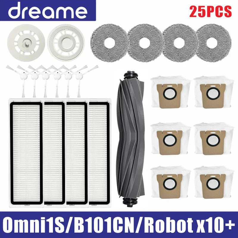 Dreame L10s Ultra / S10 Pro Accessories Mijia Omni 1S B101CN Robot X10+ Vacuum Main Side Brush Filter Mop Parts - image 16