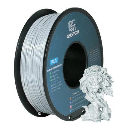 Geeetech 3d Printer Filament PLA PETG Plastic 1kg 1.75mm,Tangle-Free, 3d Printing Wire Materials, Black, White, Vacuum Packa…
