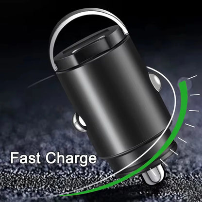 200W Mini Car Charger Fast Charging for iPhone QC3.0 Mini PD USB Type C Car Mobile Phone Charger for Xiaomi Samsung Huawei -…