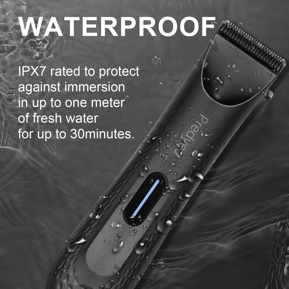 Electric Groin Hair Trimmer for Men,Body Groomer & Pubic Waterproof Hair Trimmer,Replaceable Ceramic Blade - image 2