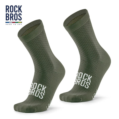 ROCKBROS Cycling Socks Soothing Sport Socks Shock Absorbing Bike Socks Breathable Fabric High Elastic Outdoor Socks A Pair -…