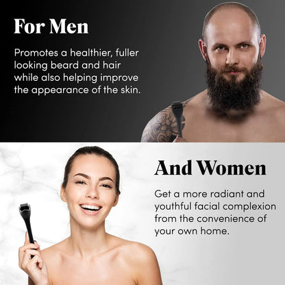 540 Needles for Facial Body Hair Growth Derma Roller for Skin Beard 0.2mm 0.25mm 0.3mm Needle Micro Face Roll Tool - image 4