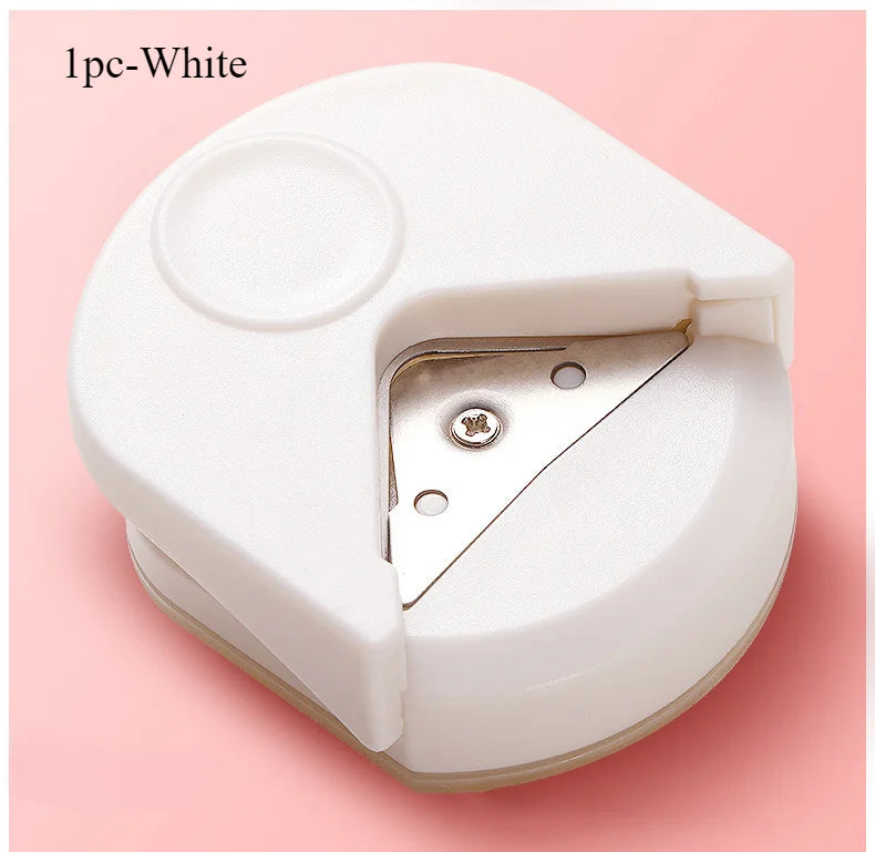 circle cutter button maker Corner round machine corner punching portable paper cutter card photo cutting - image 11