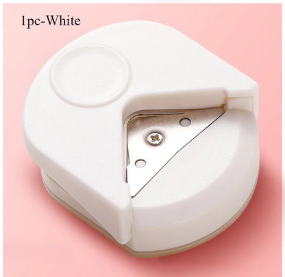 circle cutter button maker Corner round machine corner punching portable paper cutter card photo cutting - image 11