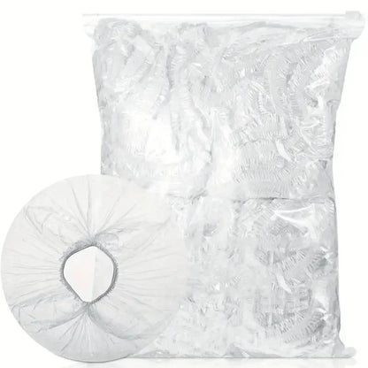 500/50Pcs Disposable Food Cover Fruit Food Cover Elastic Plastic Shower Cap Food Grade Storage Bag Kitchen Organizer Cling F…