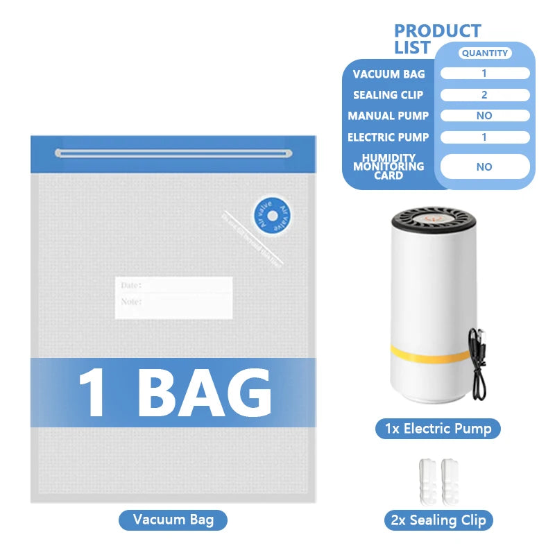 3D Printer Filament Vacuum Bag with USB Rechargeable Electric Air Pump, Vacuum Sealing for PLA ABS PETG Filament Storage - i…