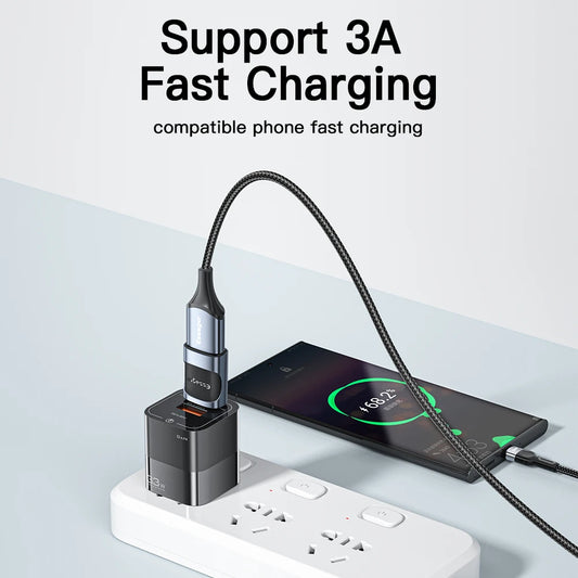 Essager USB 3.0 To Type C OTG Adapter USB A Type C Male To Micro Type C USB A Female Converter For Macbook Laptops Card Read…