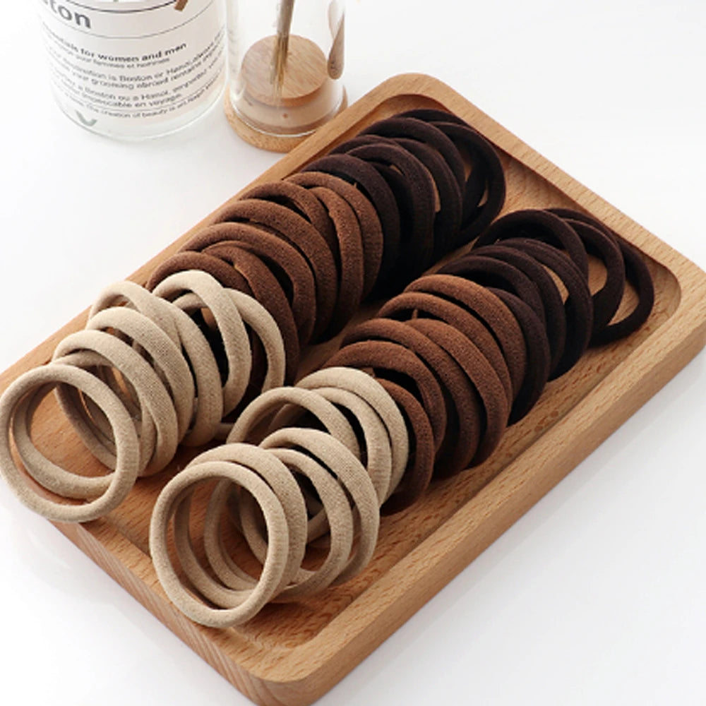 20/50/100pcs Kids Elastic Hair Bands Girls Sweets Scrunchie Rubber Band Hair Ties Clips Headband Hair Accessories - image 6